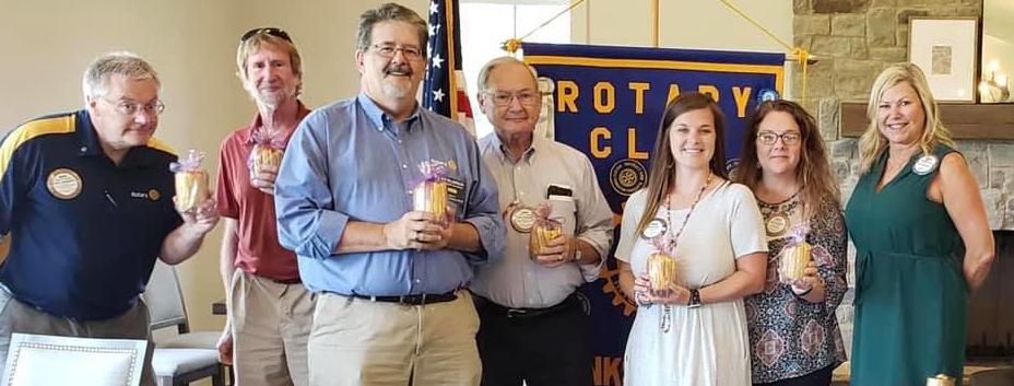 RECOGNIZED FOR ROTARY SERVICE